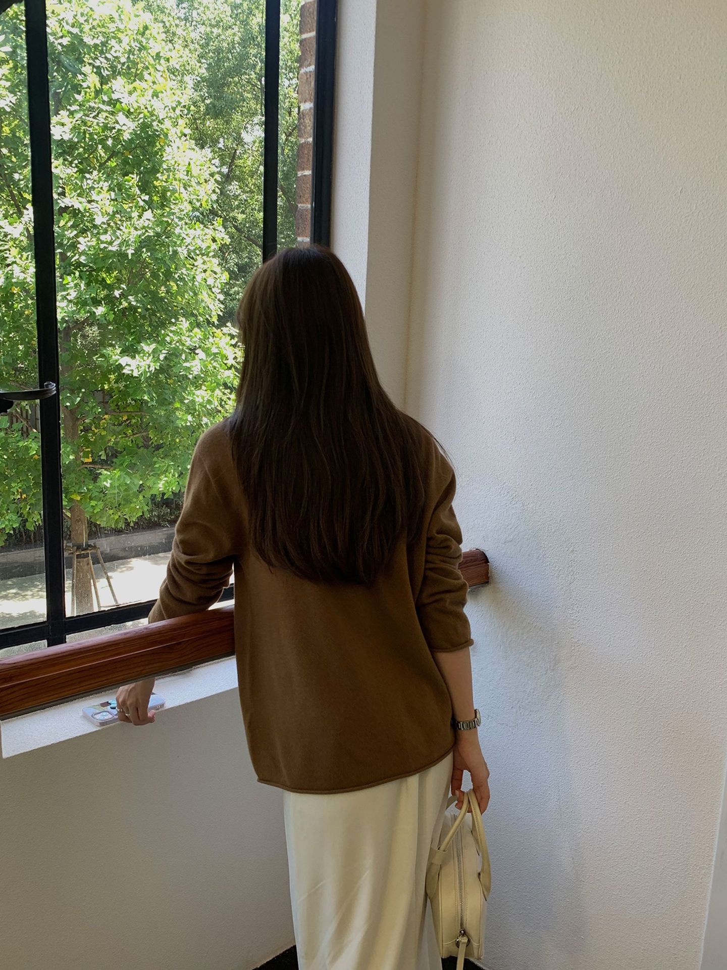 Korean-style seamless one-piece process round-neck pullover cotton and wool sweater, basic base layer for women a1183 in autumn and winter pic 70