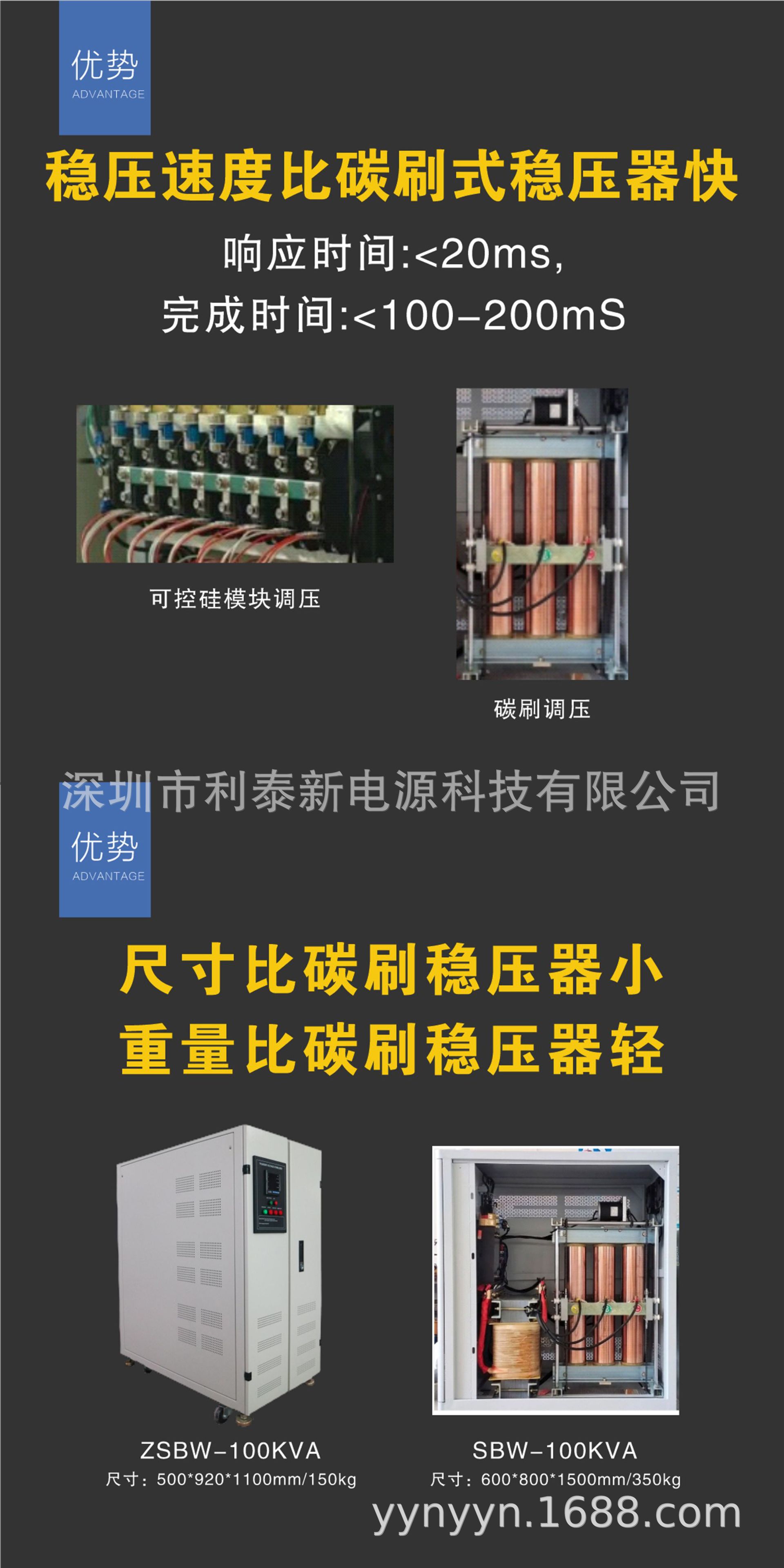 工业省电型无触点稳压器30-1000KW宽电压±20%自适应厂家直发详情4