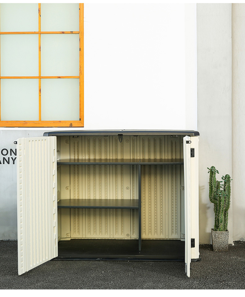 阳台柜储物柜子防晒防雨花园置物柜室外户外家用大容量杂物收纳柜详情20