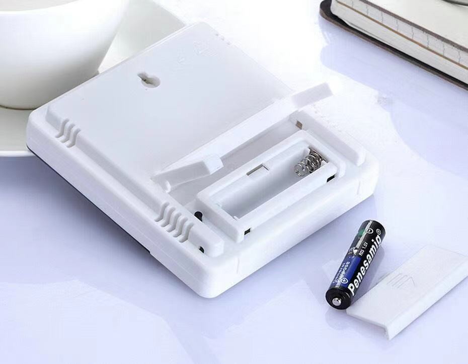 Wholesale of HTC-1 electronic temperature and humidity meters, indoor thermometers, household alarm clocks, pet room thermometers and clocks from the source pic 13