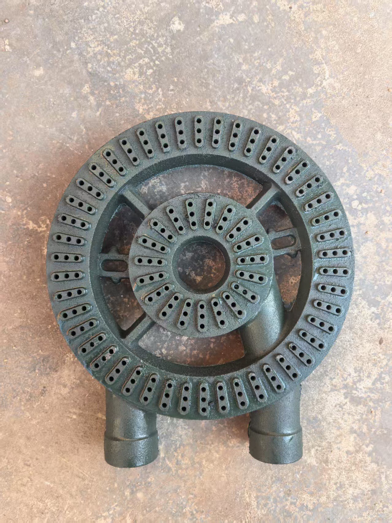 Cast iron gas stove, high-quality four-head multi-hole flame distributor, outdoor fierce stove core, stove ring accessories, stove head pic 3