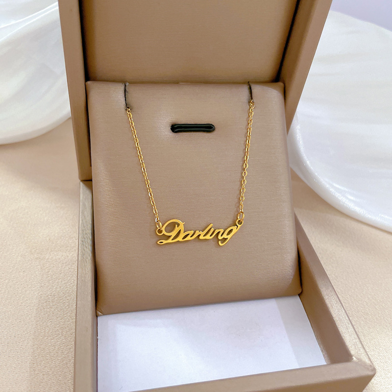 【通体钛钢】几何星球个性极简风炉内真金项链女ins网红锁骨链详情39