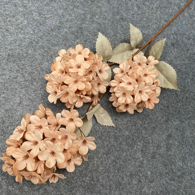 批发3头雪花宝塔绣球花客厅装饰摆件婚庆用品拍照道具仿真假花详情147