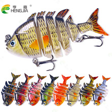 New 7-segment 10CM multi-segment fish bait from Lure bait wholesale, Mino hard bait, Hengjia vib fish bait pic 3