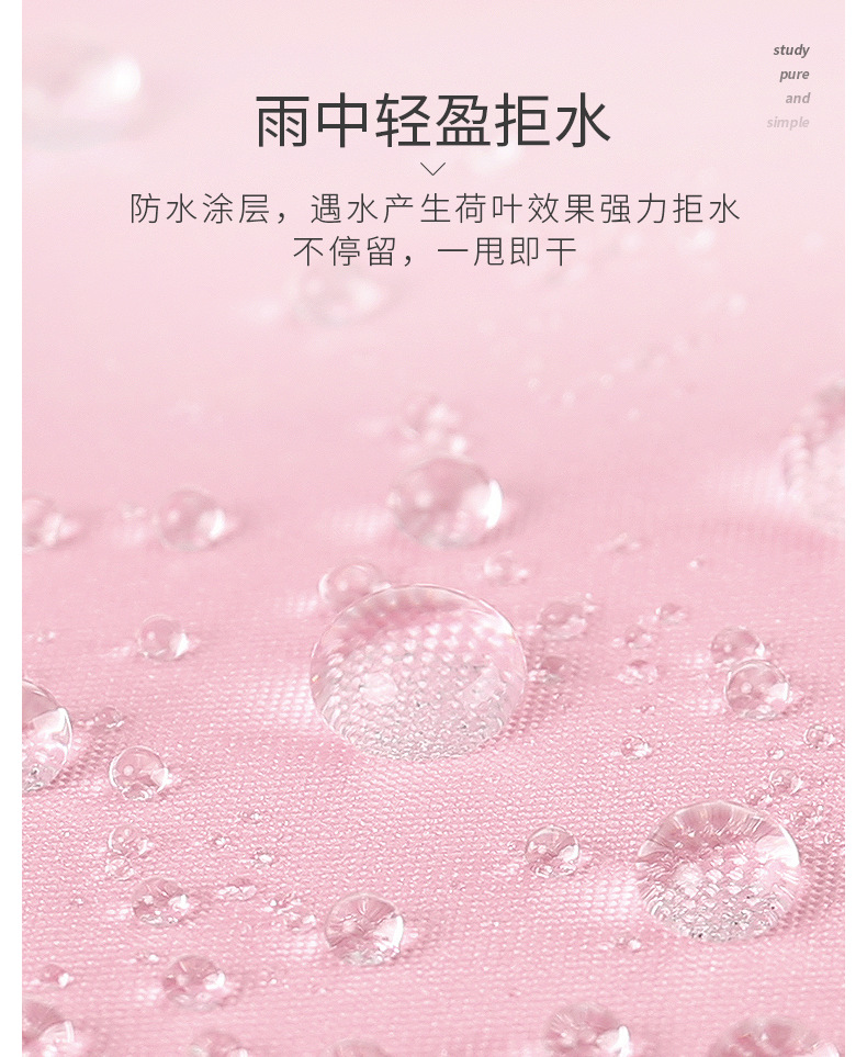 一件代发五折伞8骨加大防风晴雨伞黑胶防晒遮阳口袋伞迷你太阳伞详情16