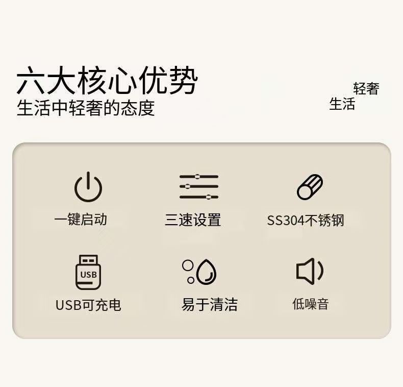 电动奶泡机不锈钢搅拌器打蛋器创意厨房家用咖啡搅拌棒详情8