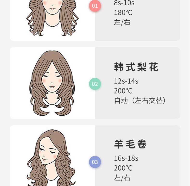 现货电动卷发器无线充电卷发棒全自动造型便携美发器跨境卷发器详情11