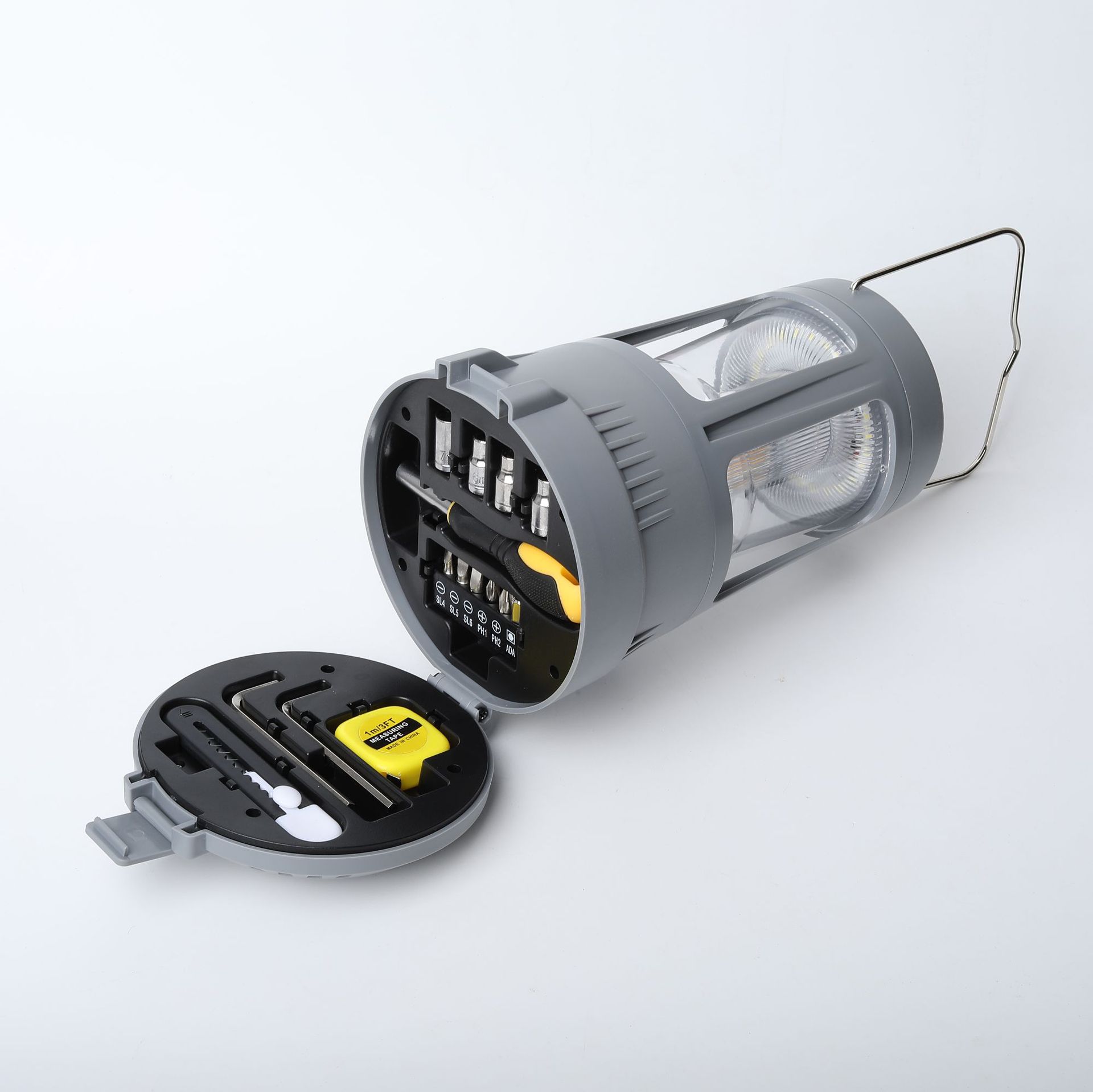 New solar-powered multi-functional camping tent light, emergency light, night fishing flashlight, table lamp, hanging work light pic 4