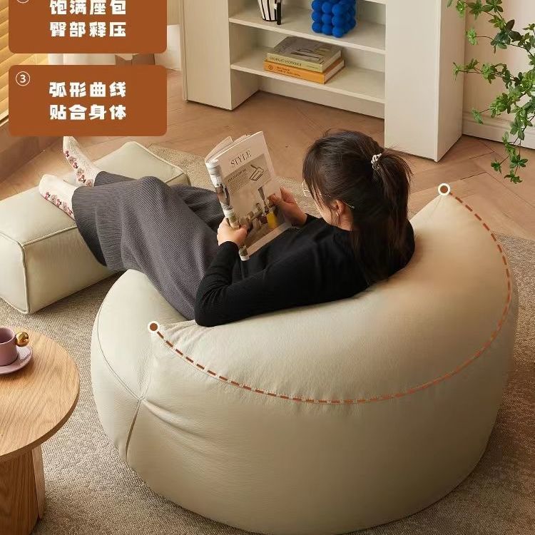 单人沙发卧室科技布懒人沙发榻榻米躺椅小户型家用客厅阳台休闲小详情12