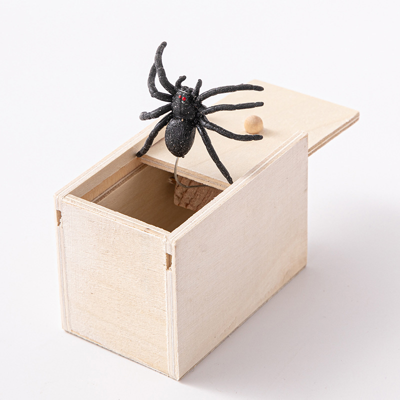 吓一跳蜘蛛木盒抖音同款恶搞整蛊玩具虫子蜘蛛整人玩具跨境热销详情5