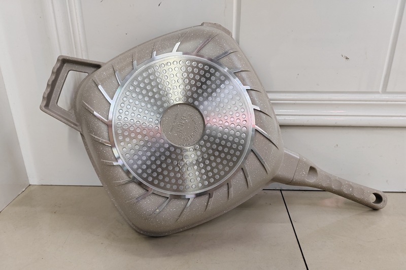 cookware Set 17-piece Square soup pot set, Marble smoke-free aluminum pot set, Gift pot, Non-stick pot pic 10