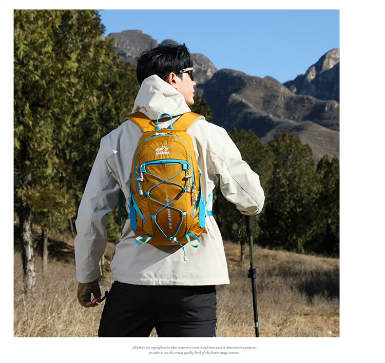 Al aire libre mochila de escalada peso ligero a prueba de agua mochila de senderismo ciclismo camping mochila de viaje fabricante al por mayor pic 14