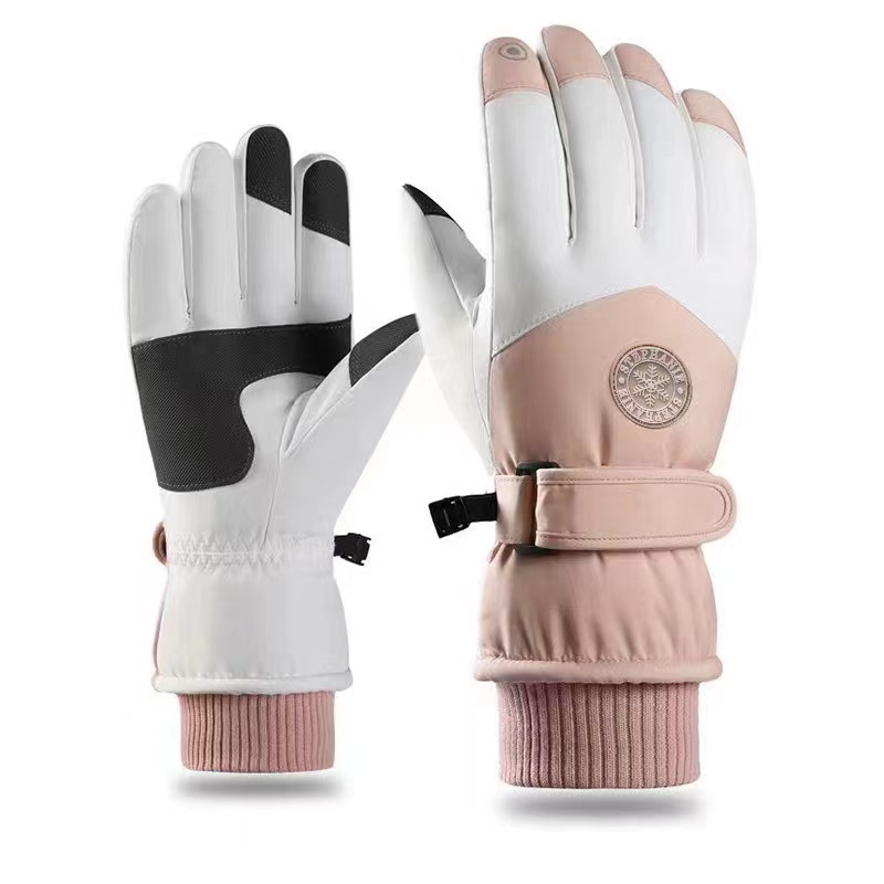 照登升冬季滑雪手套男女防泼水防风保暖加厚防滑触屏骑行开车手套详情21