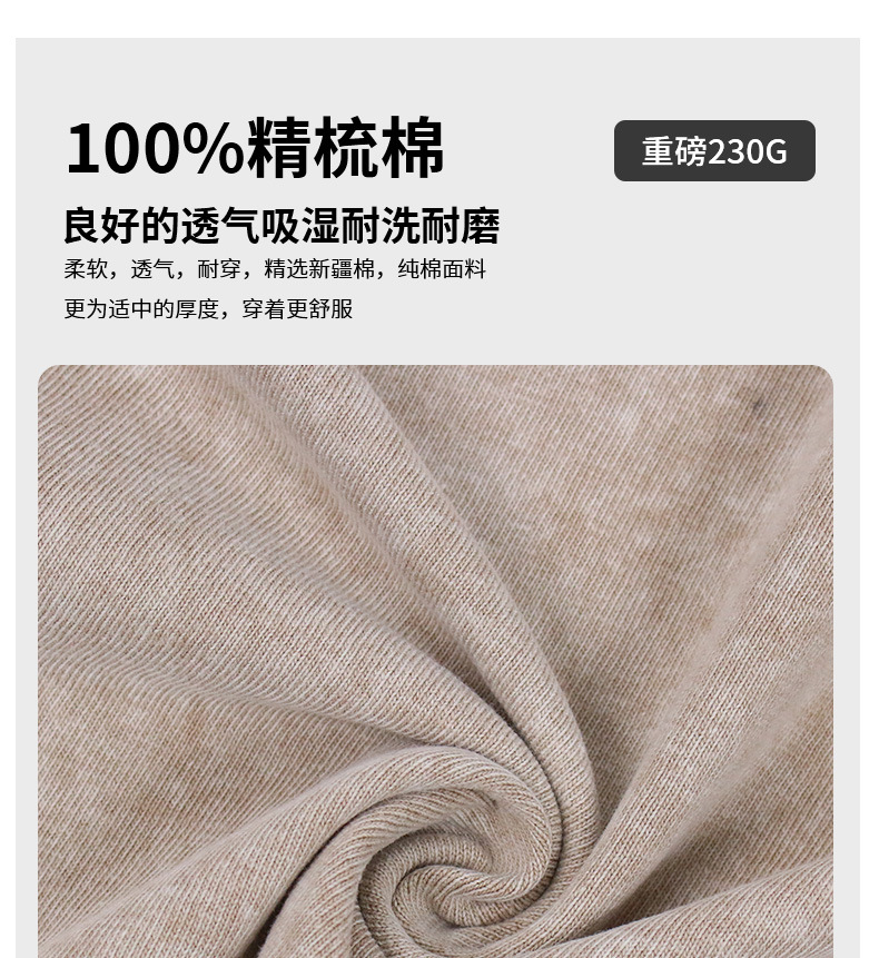 重磅T恤220goversiz短袖跨境落肩定制欧美码宽松纯棉复古水洗做旧详情14