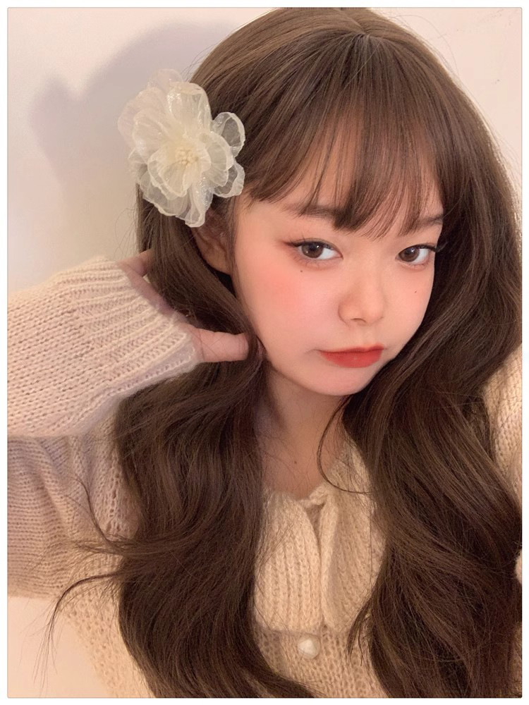 The color is super spring-like ~ Vacation-style large flower hair clip, side clip, new 2024 bangs hair accessory for women pic 30