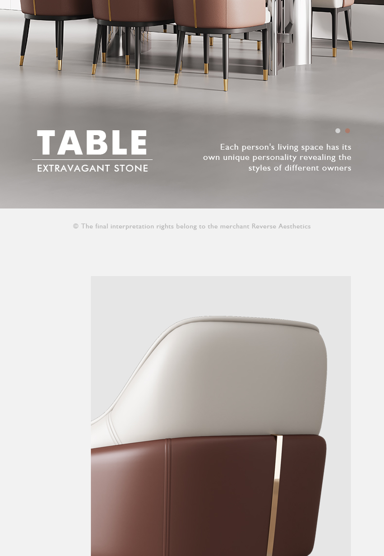 意式餐厅椅猫爪皮革餐桌凳子靠背现代高级感酒店简约洽谈椅极简凳子家具餐椅复古椅子椅子详情4