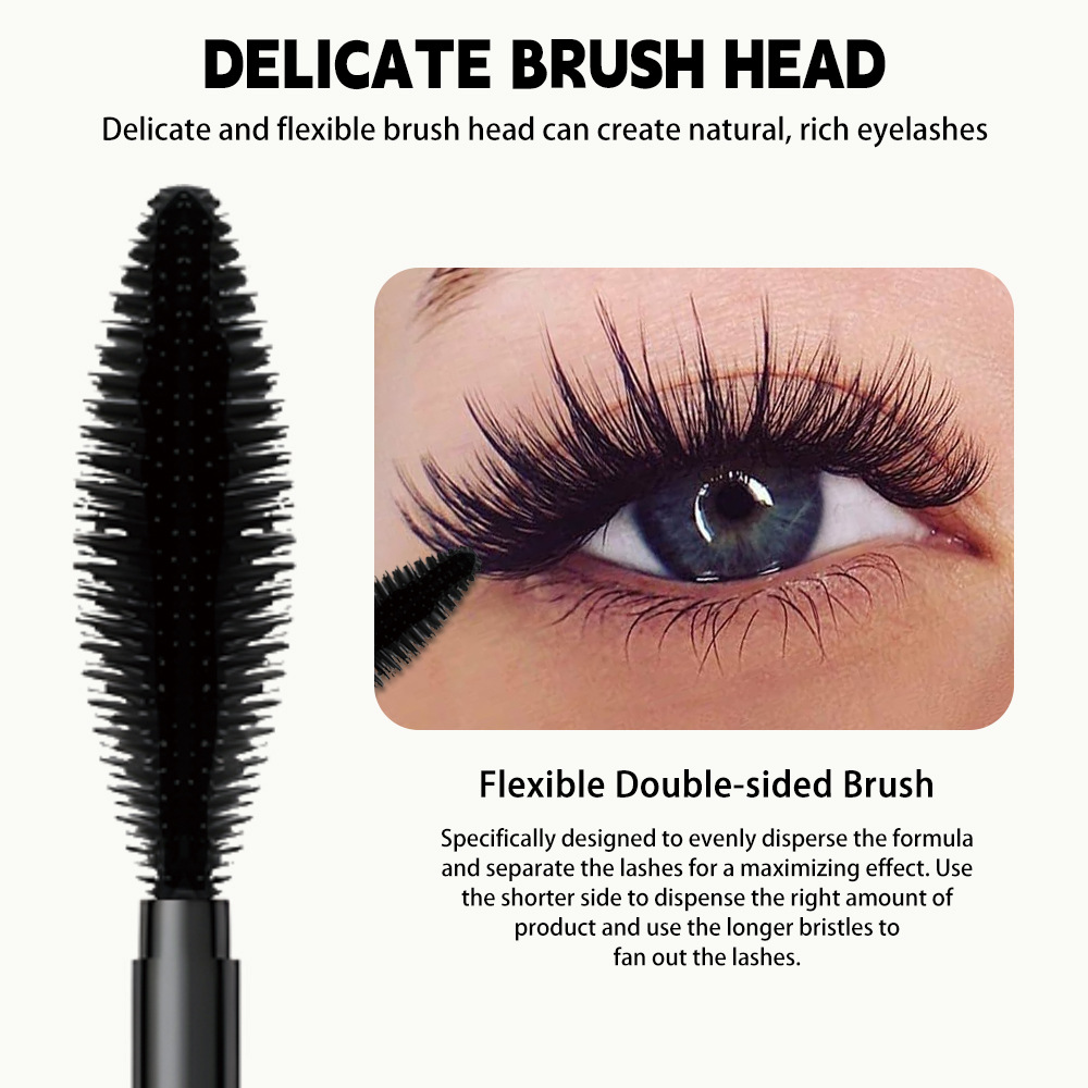 【 Cross-border Exclusive 】 Wholesale of Natural curling eyelash Bestseller Waterproof, Thick, Sweat-proof, Non-smudging and lengthening Mascara pic 9