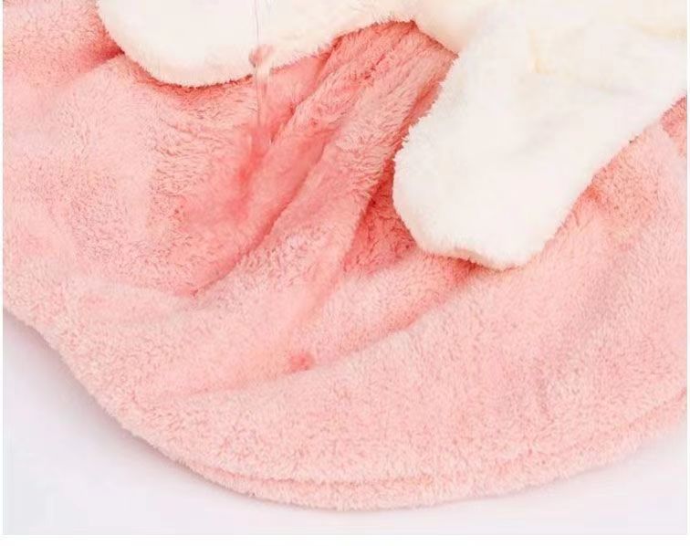 Bow dry hair cap for women, quick drying, strong water absorption, no hair shedding, high appearance level for students, dry hair towel for washing hair, no blow-off shower cap pic 15