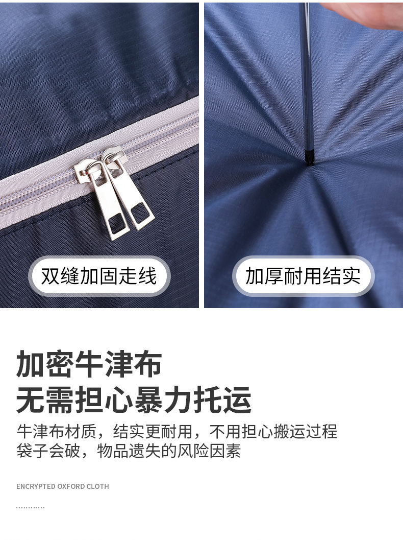 搬家袋整理袋衣物棉被装被子收纳袋行李袋搬家打包袋批发立方体详情7