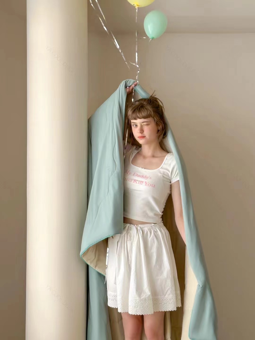 2025 Latest COOL DUCK Summer Quilt 180-gram soft single and Double soy plain air-conditioned quilt pic 38