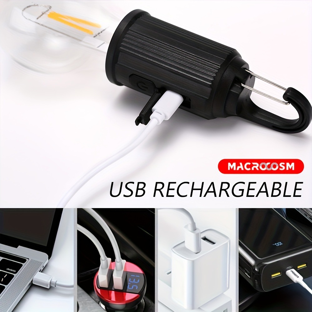 充电球泡灯应急暖光灯泡户外营地帐篷灯露营灯氛围灯夜市摆摊灯泡详情6