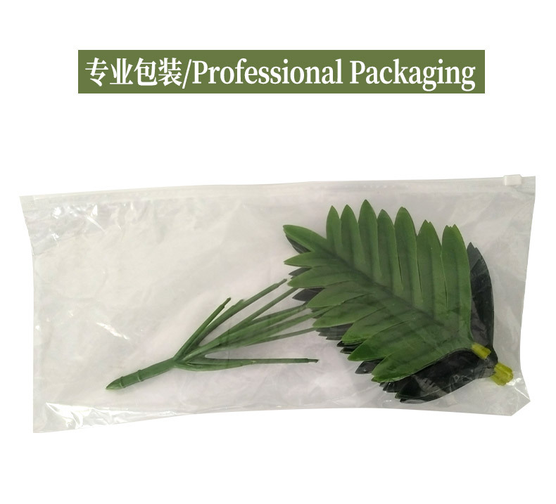 Cross-border artificial green plants, Chrysalidocarpus lutescens, palm leaf potted plants, indoor and outdoor home decoration, iron leaf artificial tree bonsai pic 4