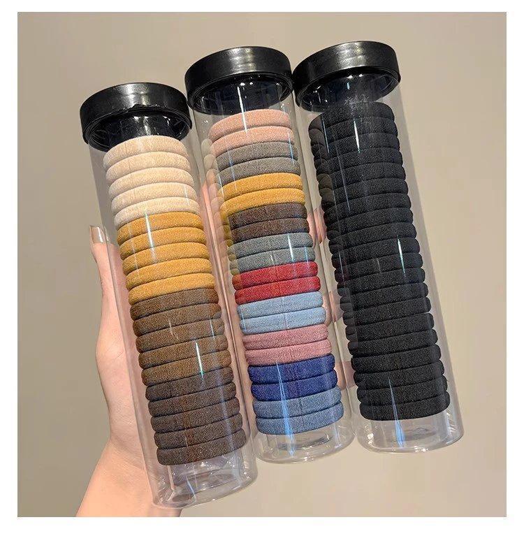 简约基础百搭头绳高弹力扎头发橡皮筋女高马尾发绳发耐用发圈头饰详情5