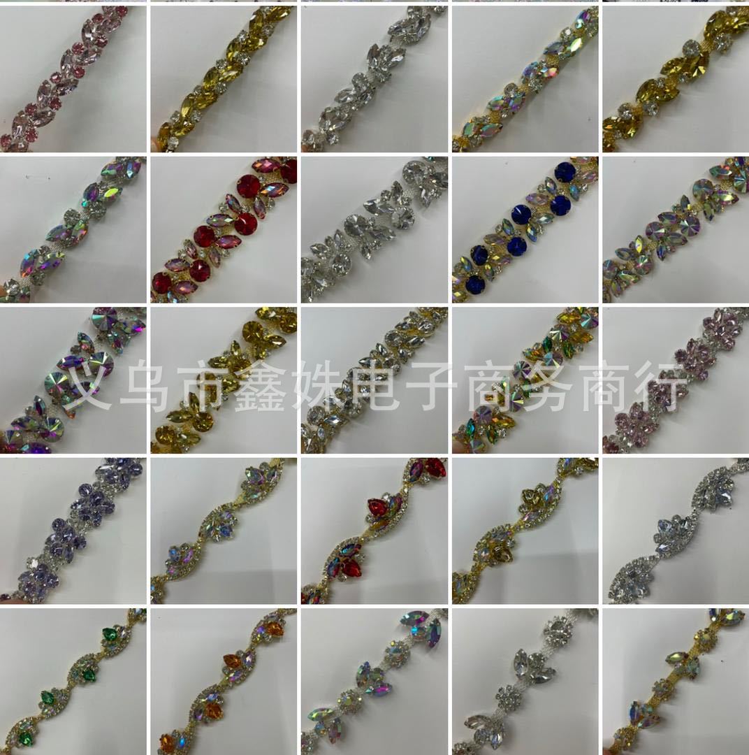 Metal welding, diamond-encrusted jewelry, diamond patterns, chains, belts, shoes, bags, clothes and accessories pic 1