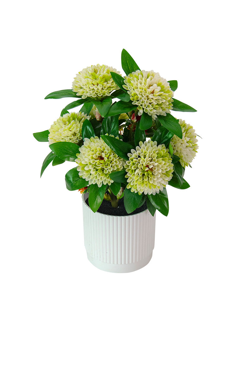 Artificial flower potted plants, green Kona, camellia, artificial flowers, osmanthus leaves, hydrangea, dining room, living room, table decoration, plant ornaments pic 13