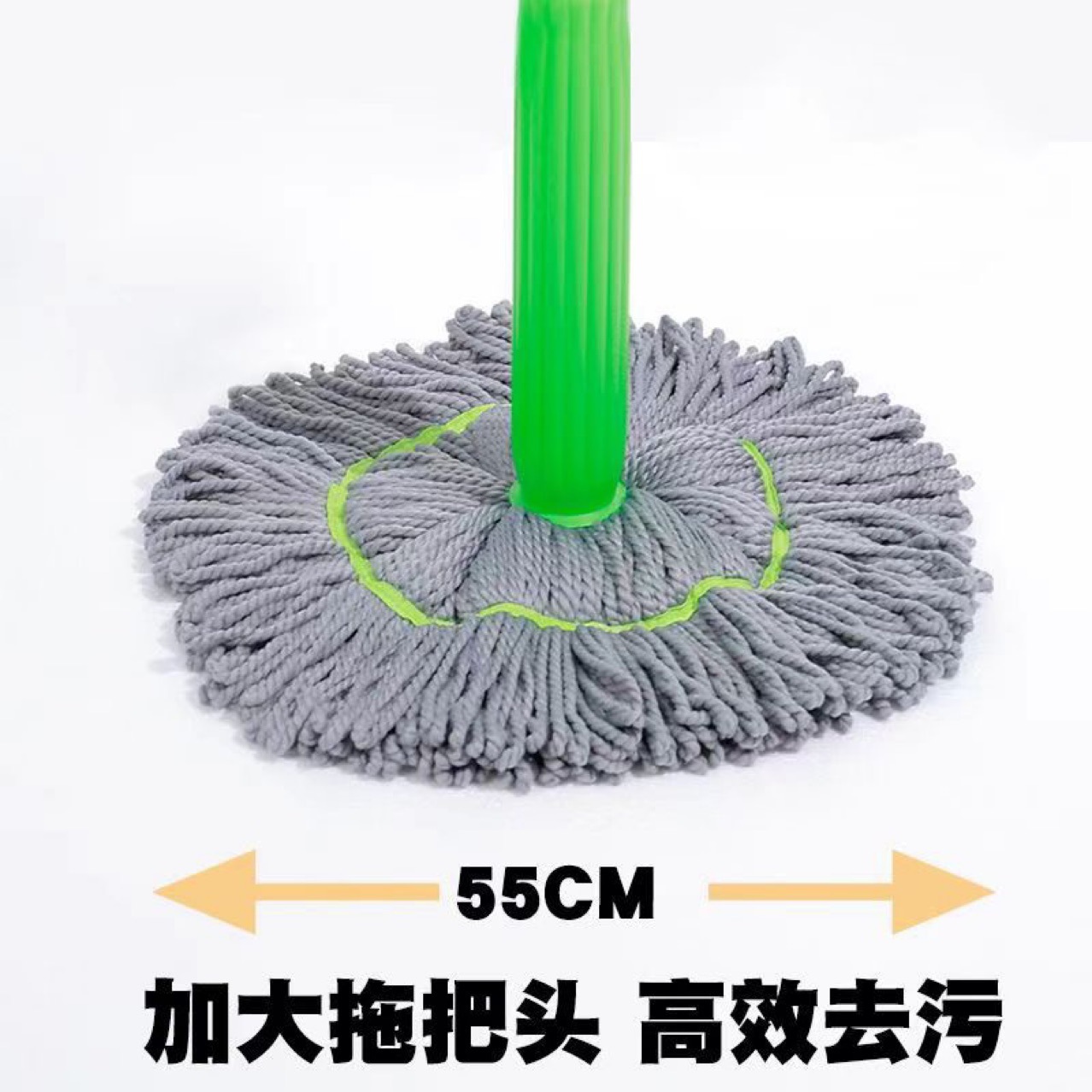 干湿两用拖把加厚套筒一秒脱水竹纤维拖头立式收纳一推拖拖把批发详情2