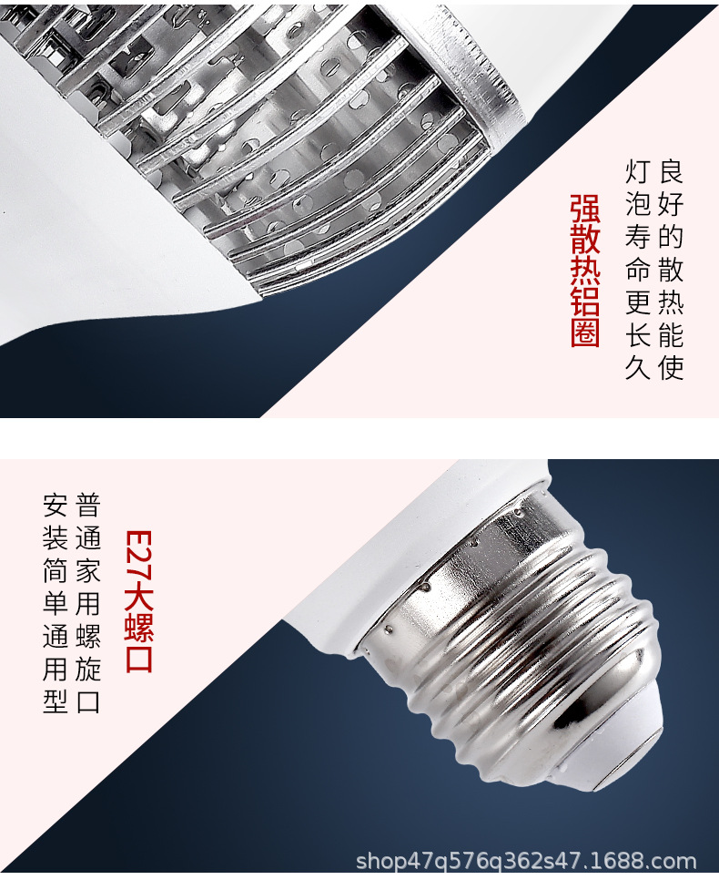 Wholesale energy-saving lamps, led bulbs, bulb lamps, household living room e27 screw socket ultra-bright constant current eye-protecting factory lighting lamps pic 21