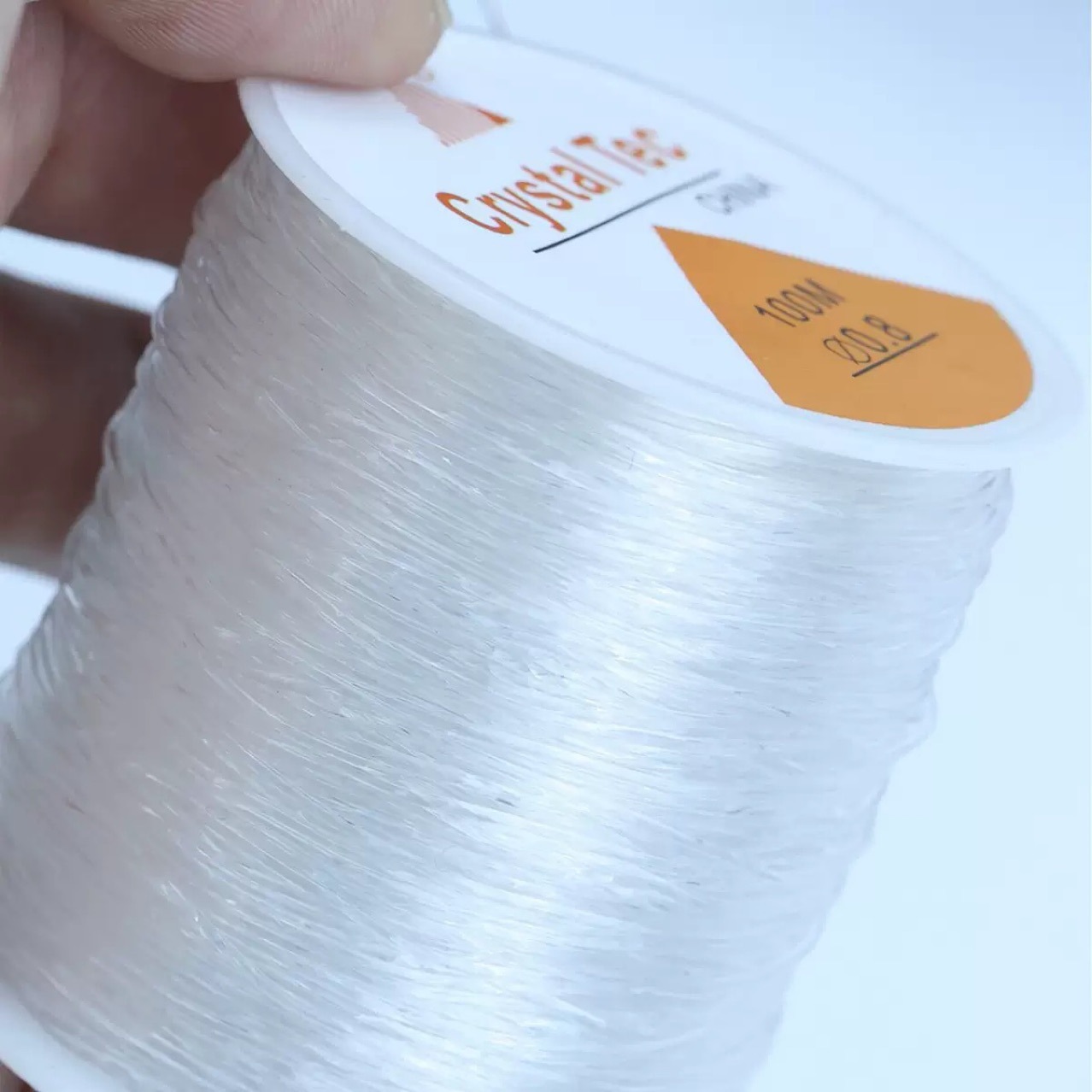 0.8mm transparent crystal elastic string for beads, elastic string for bracelet beads, loose beads, elastic string rope, bracelet rope pic 3