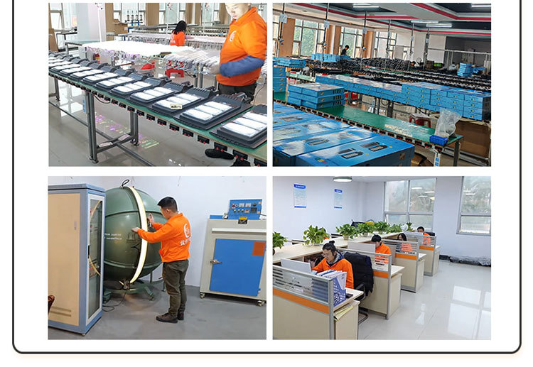 太阳能投光灯一拖二天黑自动亮户外庭院灯超亮照明家用新农村路灯详情5