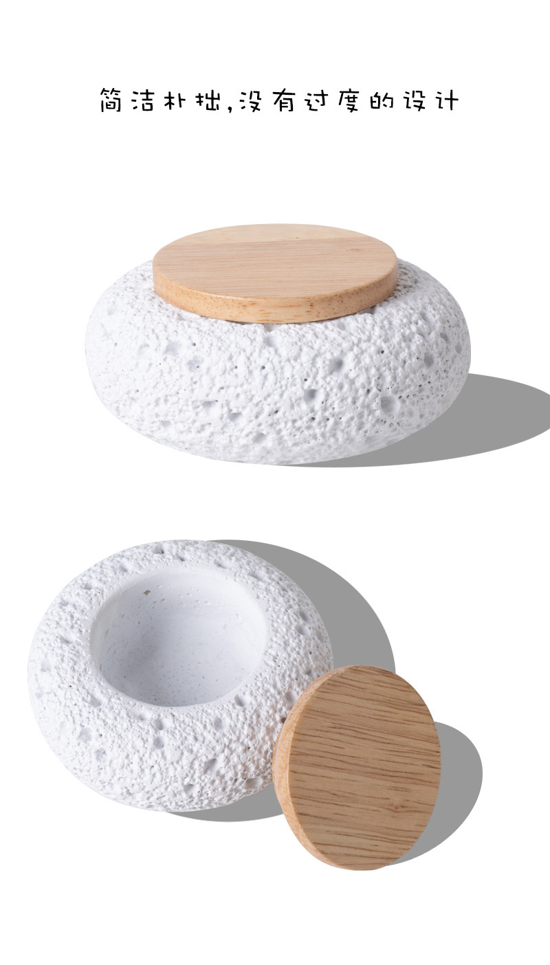 Pet urn ceramic six-color style with wooden lid, pet urn, pet funeral supplies, pet funeral souvenirs pic 9