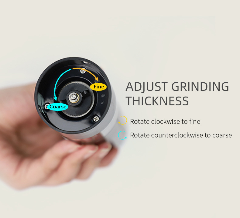 Electric grinder pepper pepper sea salt grinder bottle详情6