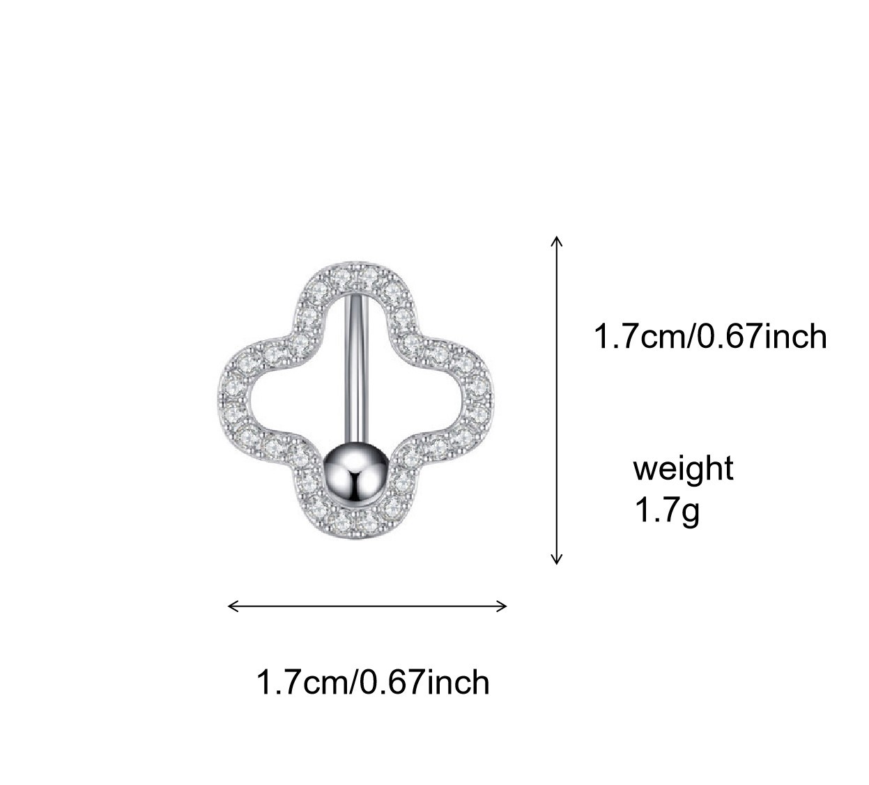 人体穿刺饰品肚脐钉跨境热卖肚脐环欧美经典肚脐扣批发厂家脐钉详情45