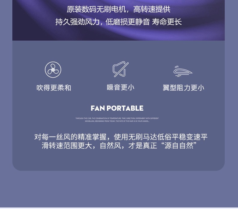 爆款usb桌面风扇可折叠桌面办公室便携可充电迷你风扇带夜灯详情12