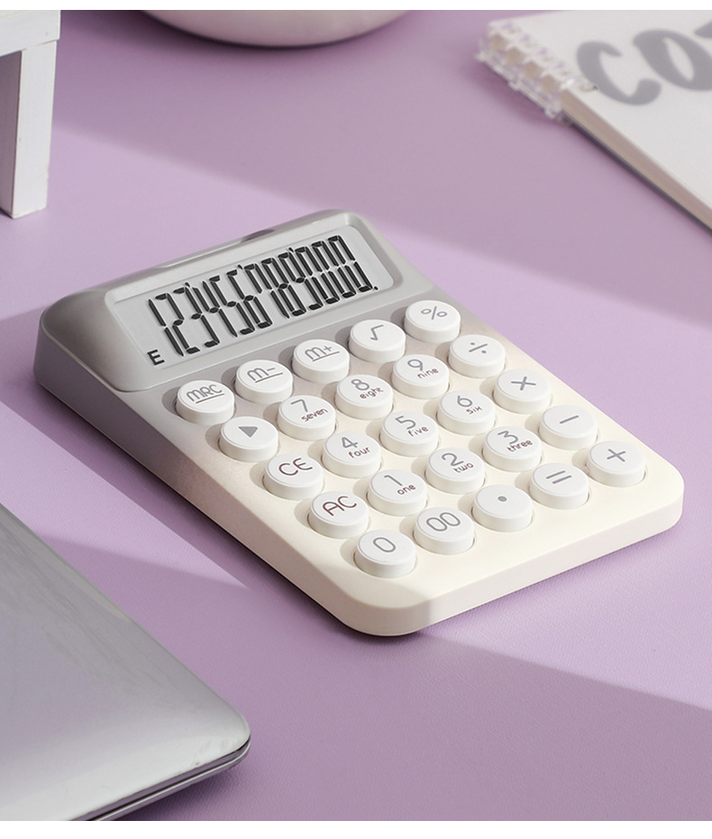 计算器高颜值多巴胺计算器办公文化太阳能学生计算机财务会计算机详情14
