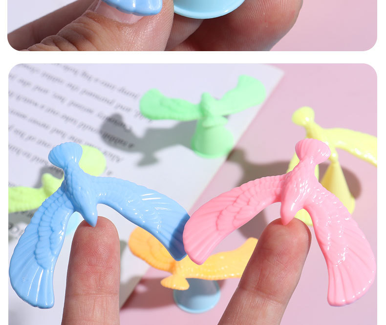 Nostalgic toys for the 80s generation: Balance bird, eagle, educational untoppleable figure, educational gravity bird, and small science and technology toys for children pic 13