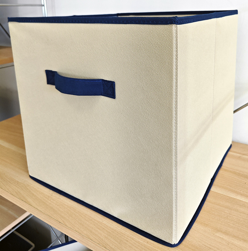 家用无纺布收纳箱布艺收纳整理宿舍可折叠储物盒衣服大号储物箱详情6