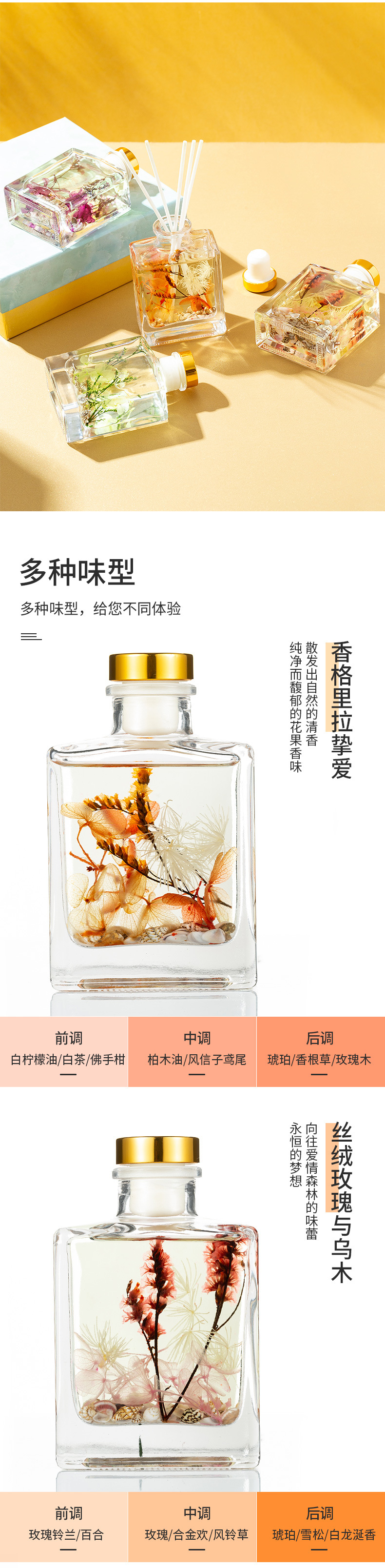 家用香薰室内摆件 持久空气清新剂卧室房间熏香摆件卫生间香薰详情4