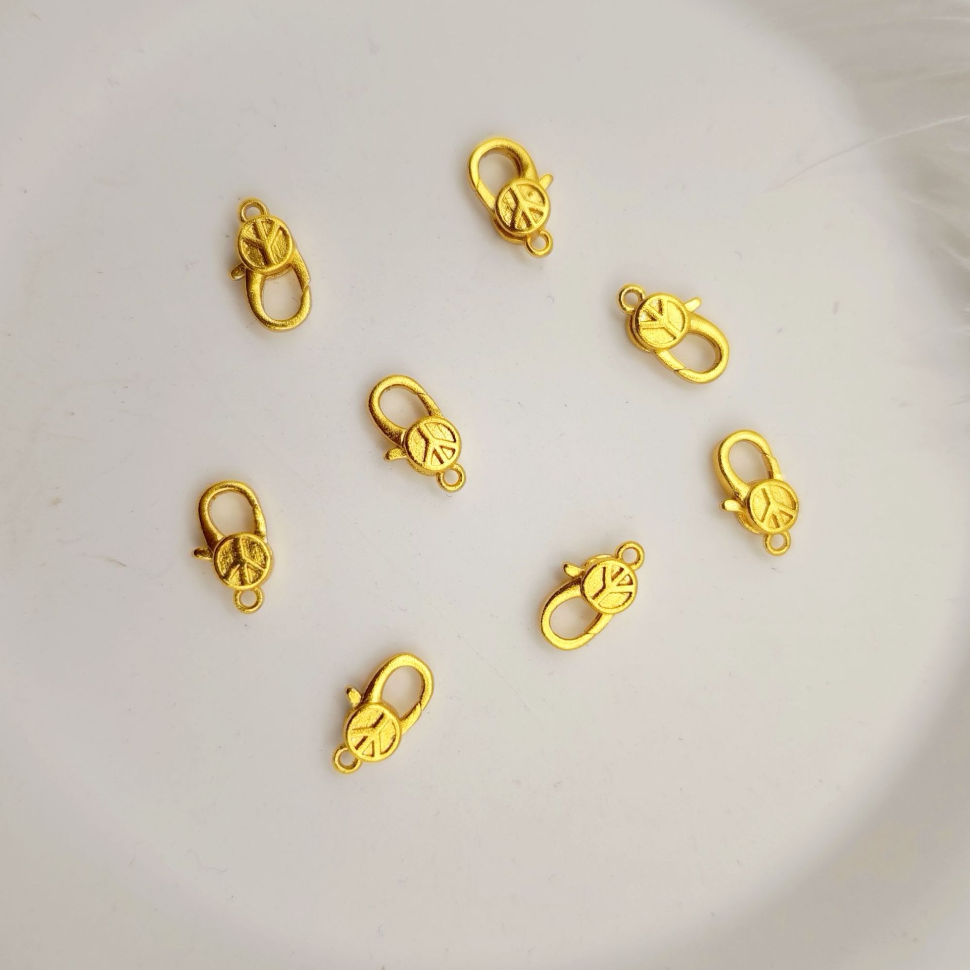 保色古法金饰品扣异型扣diy手链项链扣连接扣详情8