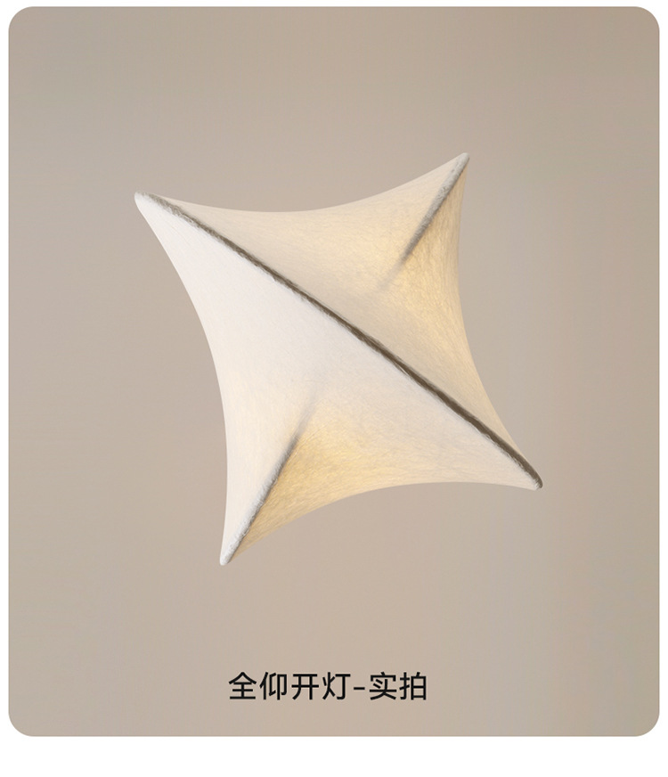 Lanterns, round balls, fabric chandeliers, new Chinese-style simple and creative bedroom, dining room, bar counter, Japanese silk tea room, Zen lamps pic 11