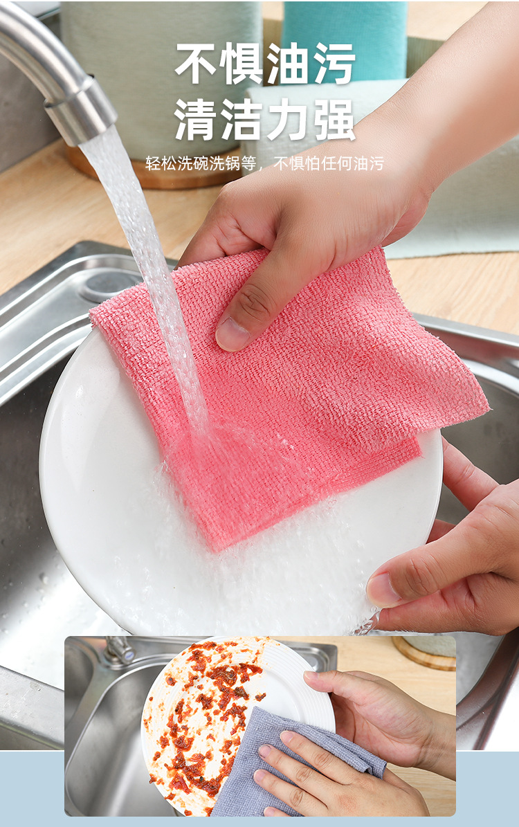 跨境手撕毛巾抹布点断式周抛懒人洗碗布厨房家用不掉毛加厚百洁布详情13