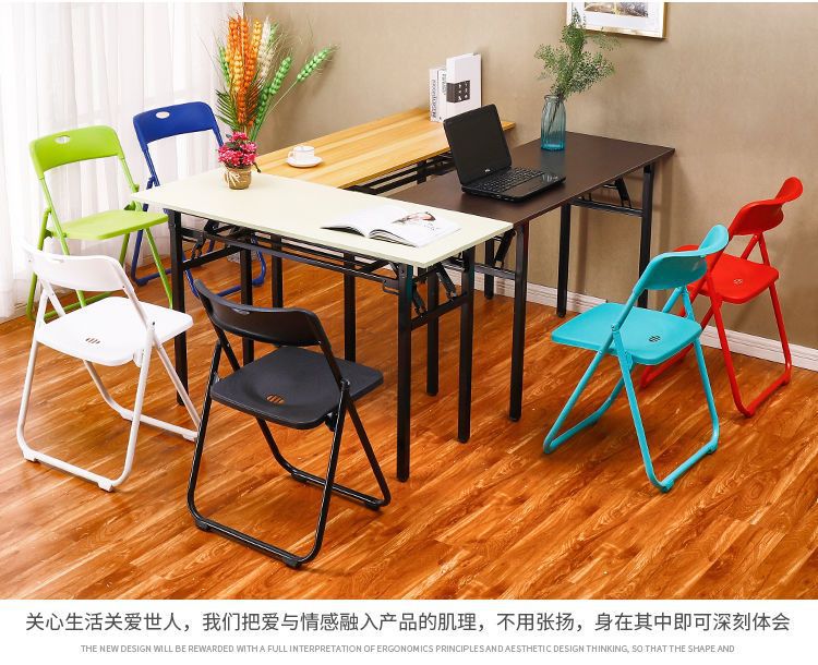 折叠桌子长方形培训桌课桌吃饭桌子书桌学习桌子会议桌办公桌折叠详情7