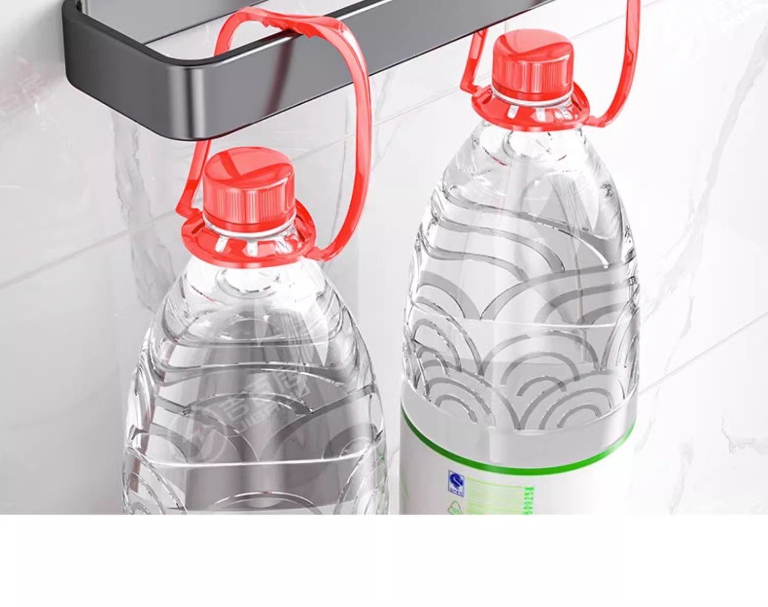 厂家供应衣架收纳神器浴室阳台墙上晾衣架免打孔挂钩壁挂式整理架详情14