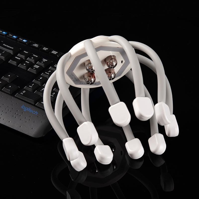 Scalp massage claw, electric head massager, scalp unblocking and relaxation massage device, Octopus scalp stress relief device pic 8