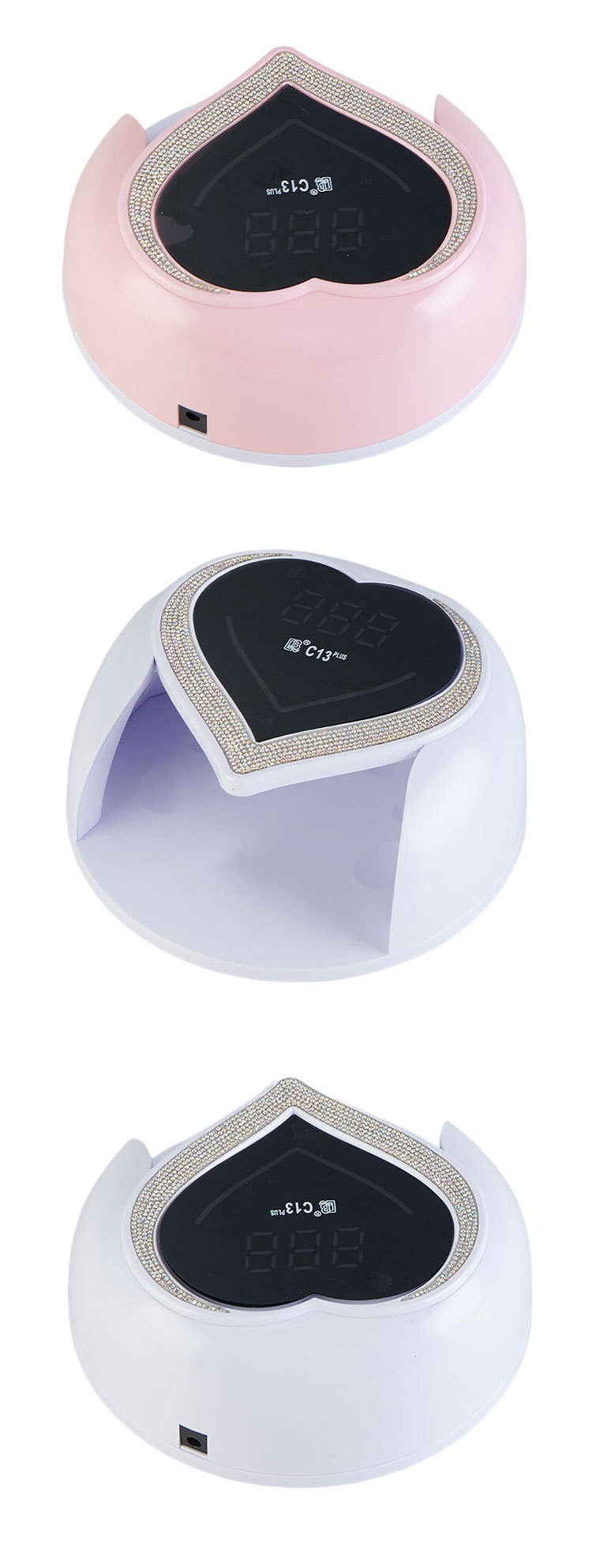 美甲灯308W大功率美甲光疗灯便携UV甲油胶美甲烤灯智能感应美甲机详情12