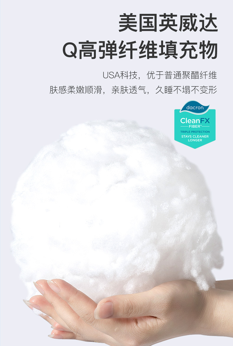 跨境热销纯棉儿童枕0-3-6-12岁宝宝分区枕头幼儿园小学生枕头厂家详情15