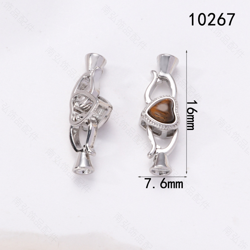 Xiaomi pearl, pearl necklace, clasp, stone connection, end clasp, mother-and-child clasp, sweater chain buckle, diy jewelry, copper accessories pic 5